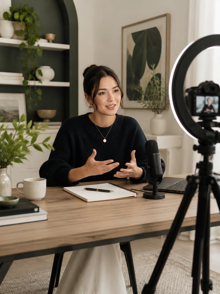 Recording a video in a minimal home studio